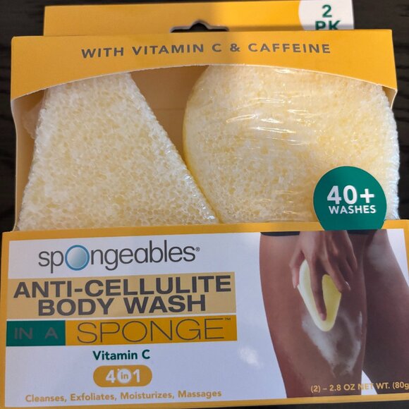 Anti-Cellulite Body Sponge 2PK - Picture 1 of 2
